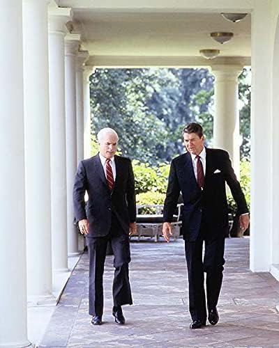 Ronald Reagan elnök & John McCain 11x14 Ezüst-Halogenid-Fotó Nyomtatás
