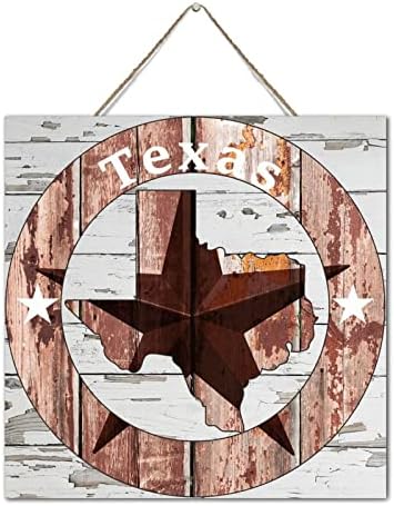 Autravelco Texas Lone Star Haza Térkép Személyre szabott Fali Dekoráció Letelepedett a Fa Alá 12x12 Inch Texas Szerelem