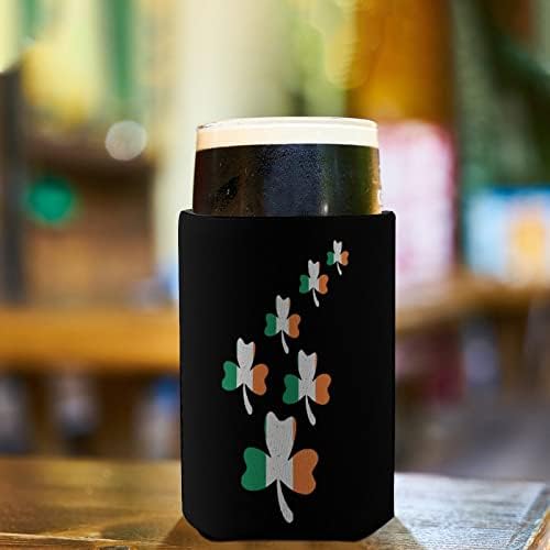 Írország Zászló Shamrock Újrafelhasználható Kupa Ujjú Jeges Kávé Szigetelt pohártartó, Aranyos Mintával, a Forró Hideg