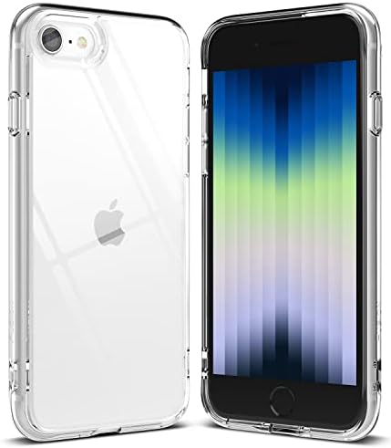 Ringke Fusion Kompatibilis az iPhone-t 7, iPhone 8 Telefon Esetében Kristálytiszta Minimalista Átlátszó PC Vissza TPU